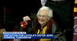 Sister Jean funeral: Loyola University hosts wake, visitation Wednesday for iconic men's basketball chaplain on Rogers Park campus