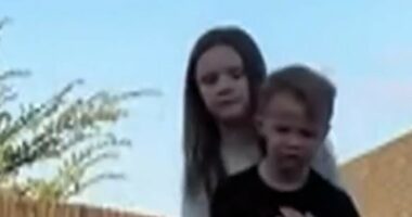 Sister's first-aid skills save brother from choking