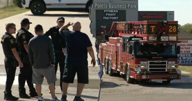 Small plane crashes in Fort Worth, reportedly leaving two dead and trucks ablaze