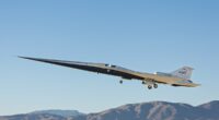 'Son of Concorde' supersonic jet takes to the skies for the first time