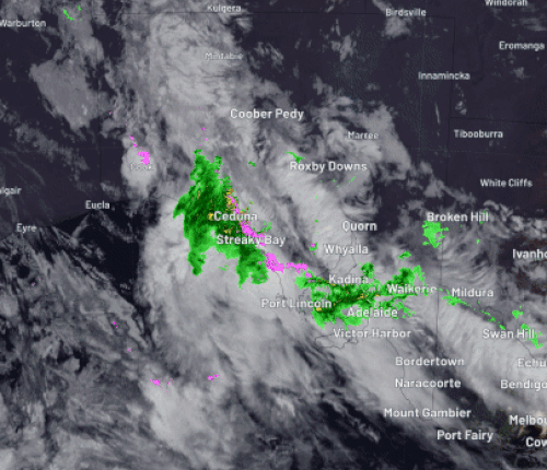 A low pressure system is expected to batter southern states with storms and strong winds.