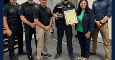 Springfield Officer honored with Life Saving Award for railroad injury incident