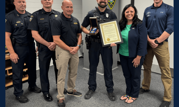 Springfield Officer honored with Life Saving Award for railroad injury incident