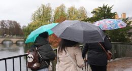 Storm Benjamin to batter UK amid 2in of rain and 75mph gusts