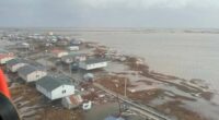Storm decimates 2 Alaskan villages and drives more than 1,500 people from their homes
