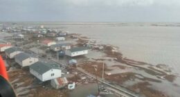 Storm decimates 2 Alaskan villages and drives more than 1,500 people from their homes