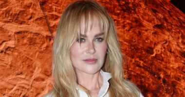 Stylish Nicole Kidman puts on a brave face