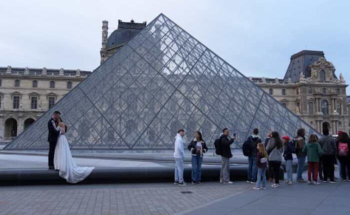 Suspects arrested over the theft of crown jewels from Paris' Louvre museum