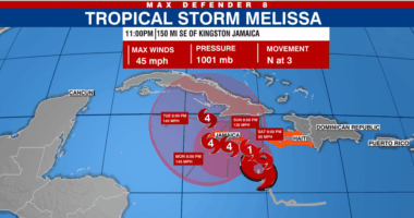 Tampa Bay community watching closely as Tropical Storm Melissa gains strength