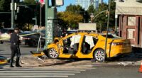 Taxi driver in critical condition after medical episode leads to crash outside Chinese Consulate