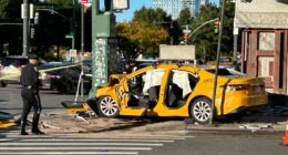 Taxi driver in critical condition after medical episode leads to crash outside Chinese Consulate