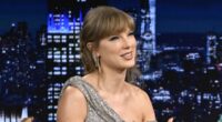 Taylor Swift sizzles in silver mini dress on Jimmy Fallon show