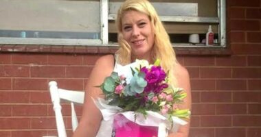 Kristie McBride, 39, was found suffering serious stab wounds and was rushed to Wollongong Hospital in a critical condition.