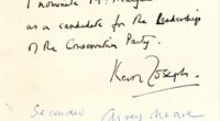 The scrawls that made Margaret Thatcher