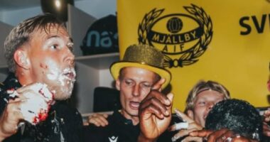 The secrets behind a football miracle: How Swedish minnows Mjallby from tiny fishing village of 1,485 people pulled off title win to reach Champions League qualifying