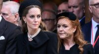 The striking moment Kate Middleton became a 'protective huntress' and appeared to deliberately ignore Fergie at the Duchess of Kent's funeral