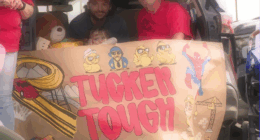 Thousands turn out for 'Tucker's Parade' celebrating brave 3-year-old boy