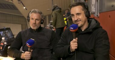 Time to relegate Mo Salah: Jamie Carragher tells Arne Slot he MUST make brutal call amid wayward star's poor form, as Gary Neville reveals key sign Anfield hero may be on the decline