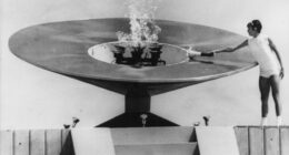 Today in History: October 12, First woman lights Olympic flame