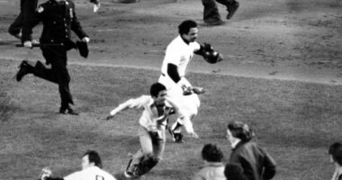 Today in History: October 18, ‘Mr. October’ hits three homers to clinch World Series