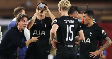 Tottenham's drab 0-0 draw at Monaco will leave Thomas Frank with plenty to ponder - they lacked a creative spark and have Guglielmo Vicario to thank for their point, writes MATT BARLOW