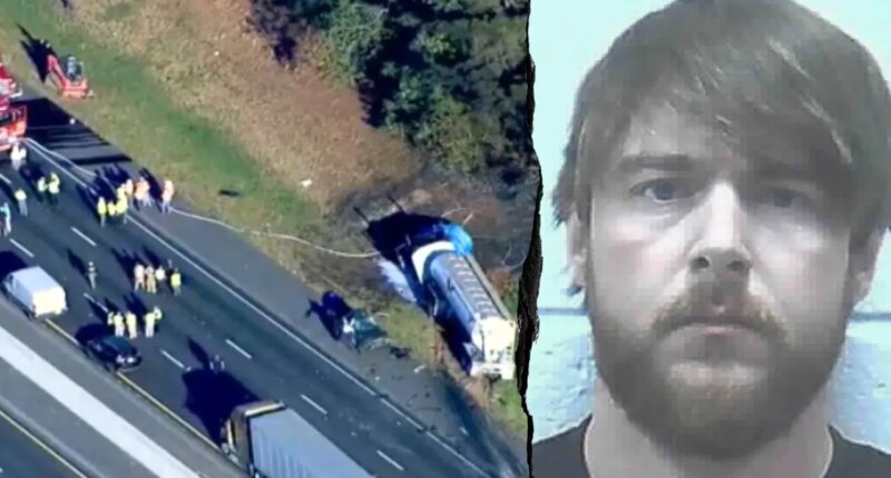 Truck driver arrested on homicide charges in fiery wreck that killed 8 family members