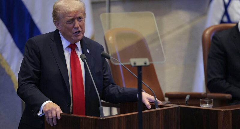 Trump cracks joke about Ivanka's MARRIAGE at Israel peace speech