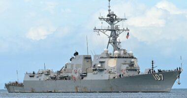 Trump deploys destroyer just SEVEN miles off Venezuela