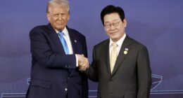 Trump mocks missile-launching Kim Jong-un as 'little cloud' while floating South Korea tariff deal
