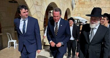Trump pick for religious freedom envoy visits Holy Land, cites strong US-Israel bond
