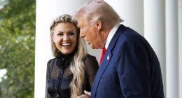 Trump presents Charlie Kirk's Medal of Freedom to widow Erika
