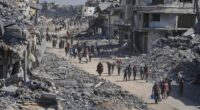 Trump sets off for the Mideast to mark a ceasefire and hostage deal between Israel-Hamas