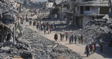 Trump sets off for the Mideast to mark a ceasefire and hostage deal between Israel-Hamas