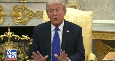 Trump snaps at reporter over question on ballroom transparency