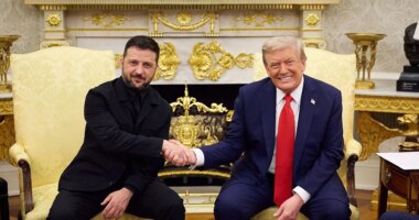 Trump threatens to 'speak' with Putin on giving Ukraine Tomahawk missiles as Russia hits hospital