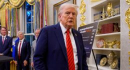Trump vows to pay troops amid shutdown, rallies against 'radical left'