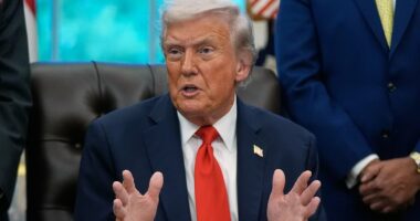Trump warns Hamas he could 'take care of them in two minutes' as he condemns terror group for breaking peace deal terms after videos of them torturing and executing Palestinians emerge