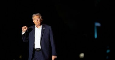 Trump's whirlwind effort to make it back to honor Charlie Kirk