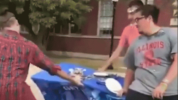 Illinois State teaching assistant toppled TPUSA table