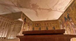 Tutankhamun's tomb is at risk of COLLAPSING, archaeologists warn