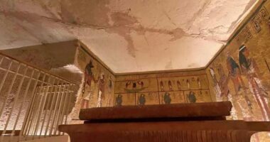 Tutankhamun's tomb is at risk of COLLAPSING, archaeologists warn