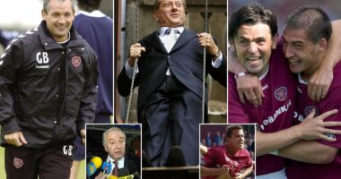 Twenty years ago Hearts were in same lofty position they find themselves now at top of Scottish Premiership ... at least this time there's no Mad Vlad to mess it up!