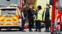 UK stabbing, vehicle attack injures 4 outside synagogue, police say