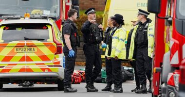 UK stabbing, vehicle attack injures 4 outside synagogue, police say