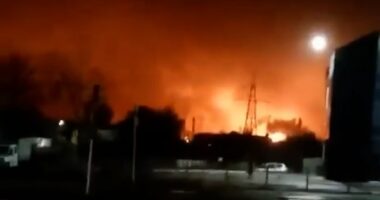 Ukraine pounds Putin oil refinery with drones after Trump's sanctions