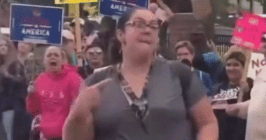 Violent symbolism, threats steal show at nationwide 'No Kings' protests