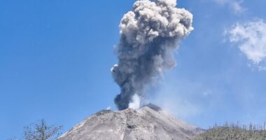 Volcano eruption in Pacific Ring of Fire forces evacuations