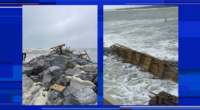 Volusia beaches closed to swimming, Jetty Connector damaged amid strong tides, hazardous surf