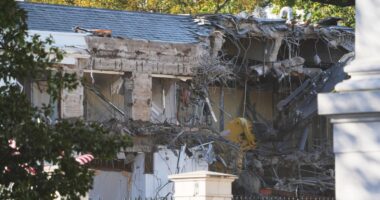 White House East Wing Demolition Begins To Make Way For Trump’s Ballroom