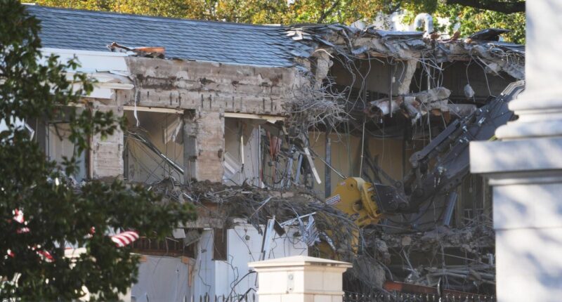 White House East Wing Demolition Begins To Make Way For Trump’s Ballroom